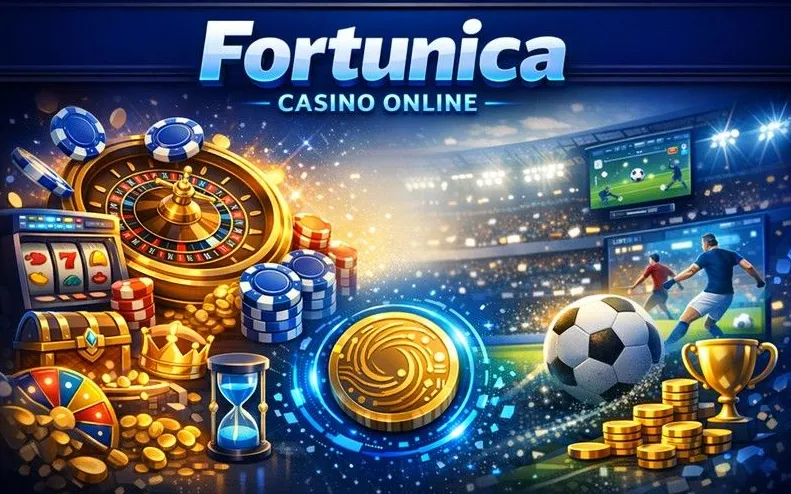 Fortunica Casino games lobby banner