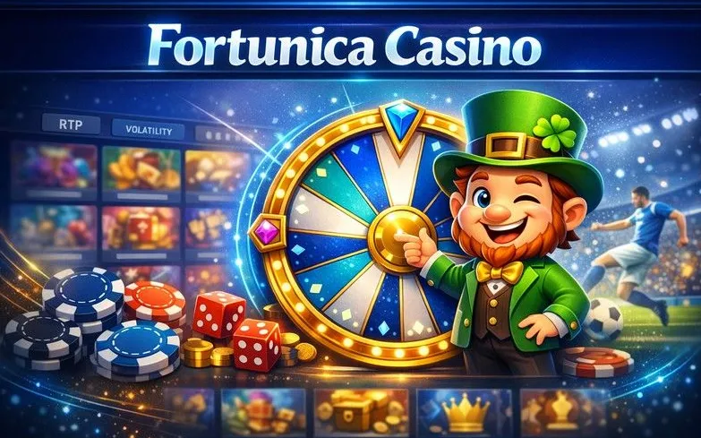 Fortunica Casino home page hero banner